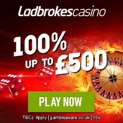 Play over 650 Casino Games at Ladbrokes