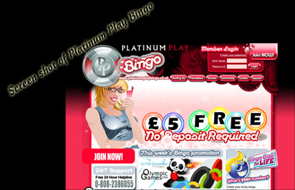 Platinum Play Bingo